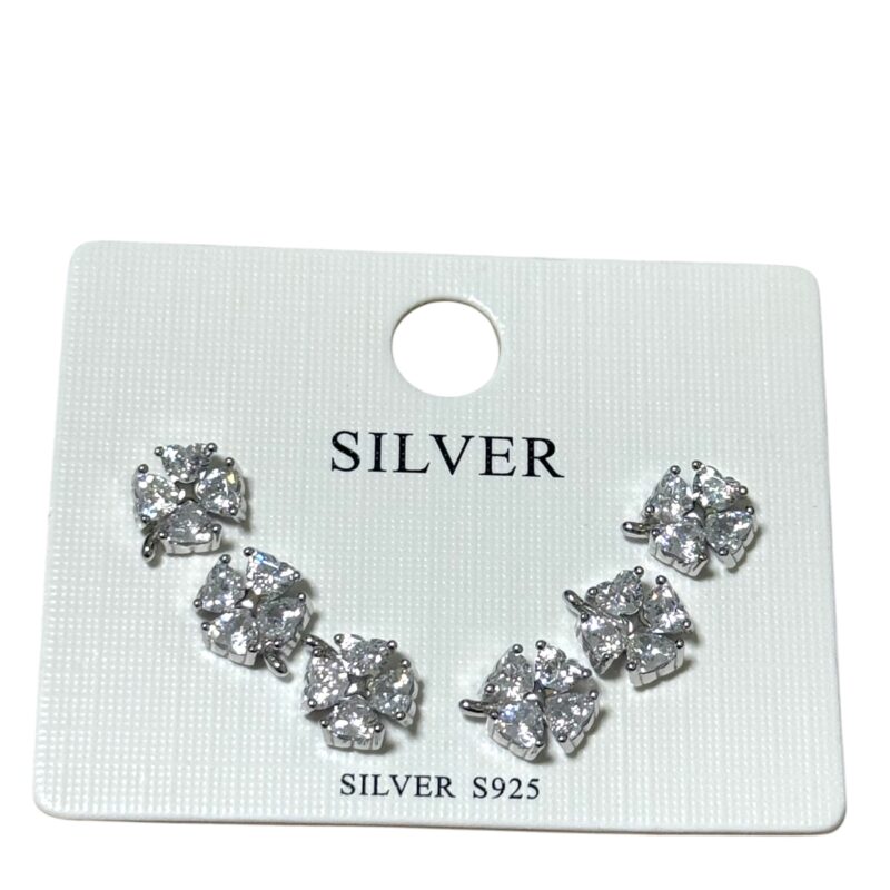 Set orecchini quadrifoglio