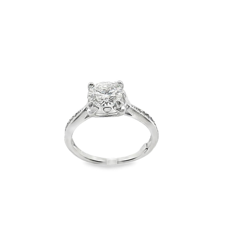 Anello moissanite