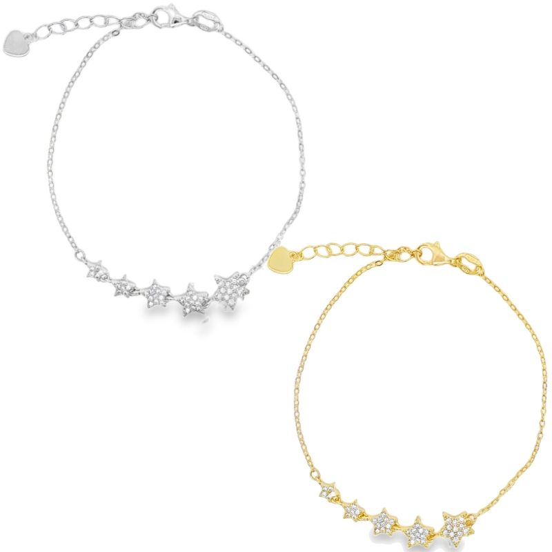 Bracciale stelline degradè