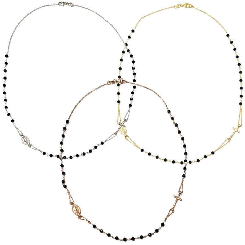 Collana girocollo Rosario