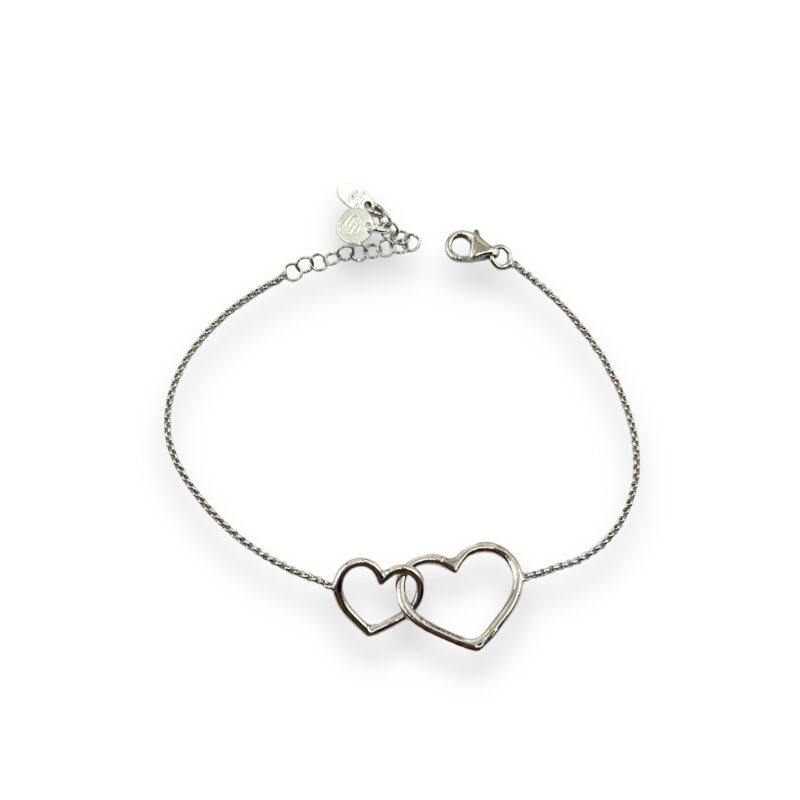 Bracciale cuore incatenato grande