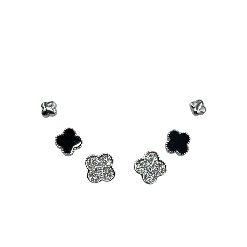 Orecchini 3 coppie fantasy