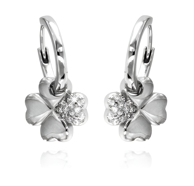 Orecchini quadrifoglio