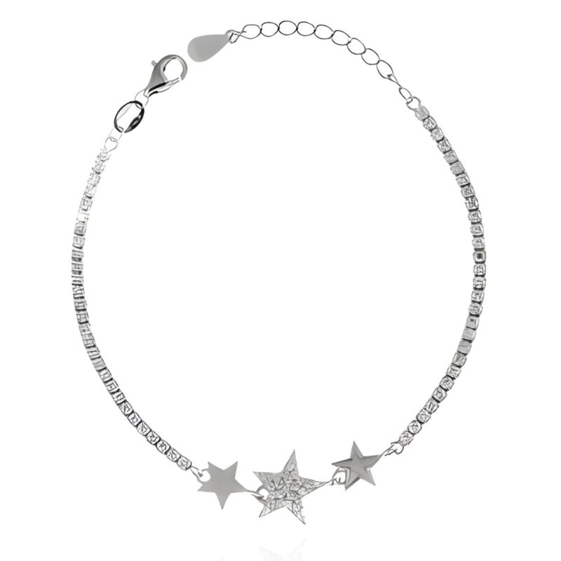 Bracciale tennis e stelle