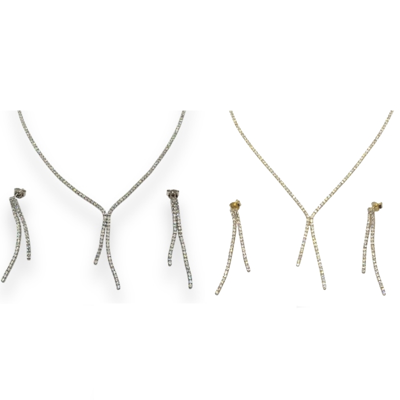Completo Tennis orecchini e collana