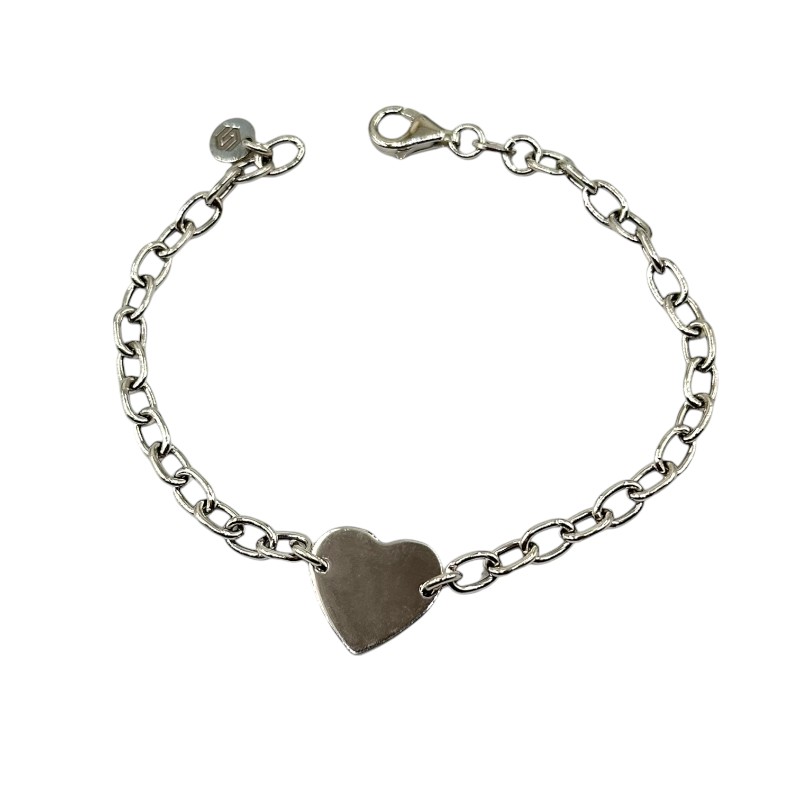 Bracciale con cuore centrale
