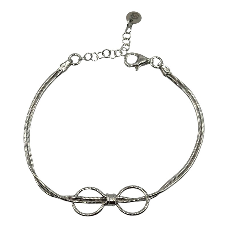 Bracciale con fiocchetto