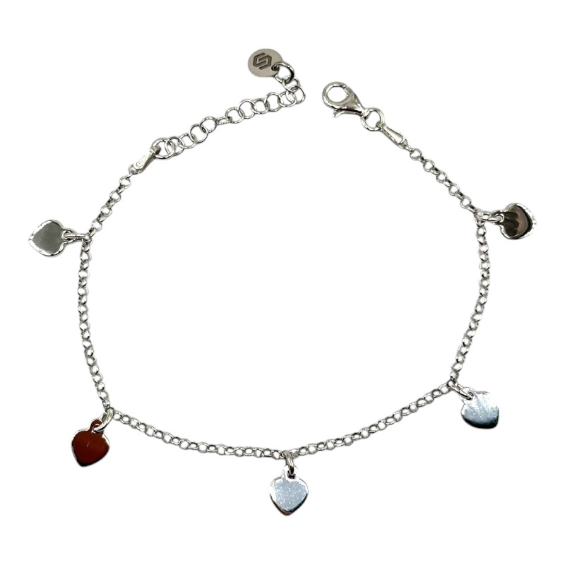 Bracciale cuoricini