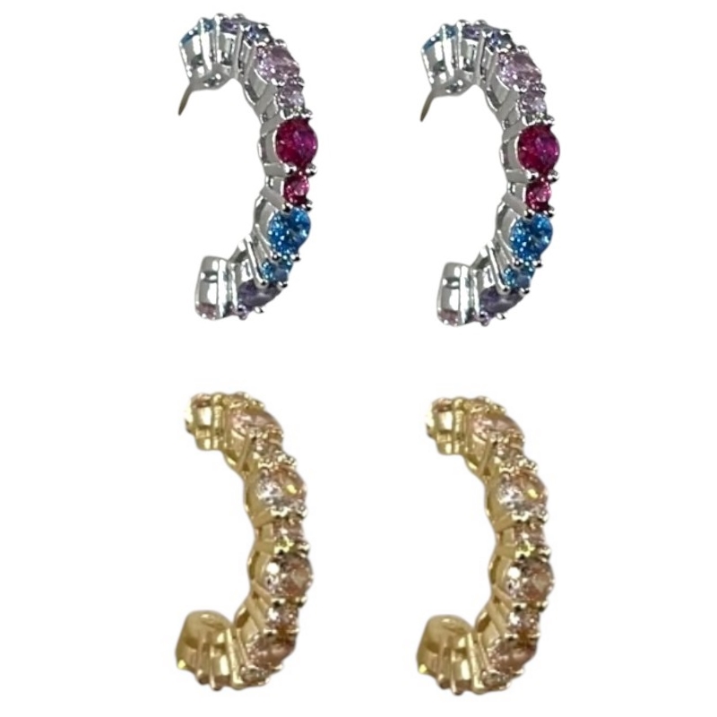 Orecchini con zirconi