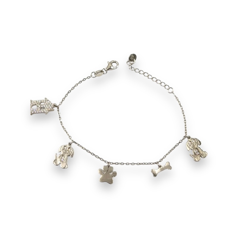 Bracciale zampetta osso e cane