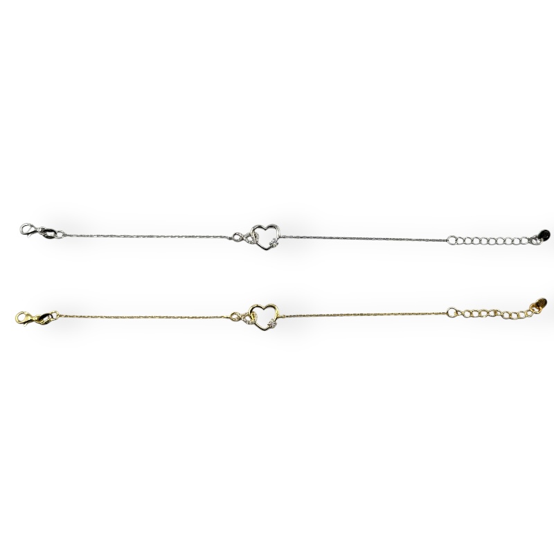 Bracciale cuore e infinito
