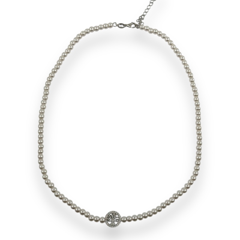 Collana perle con albero della vita