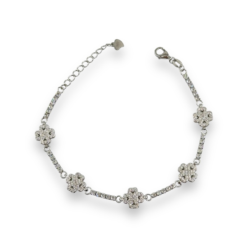Bracciale 5 quadrifogli
