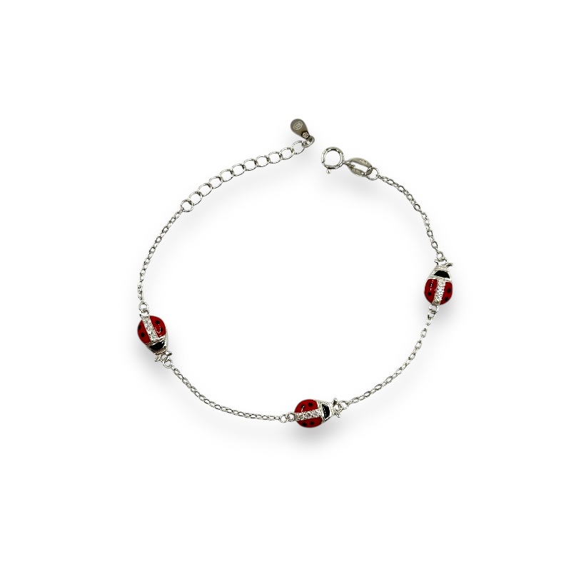 Bracciale con coccinelle