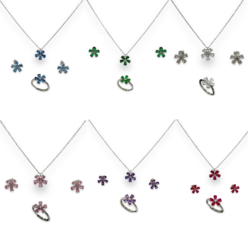 Competo fiori zirconati