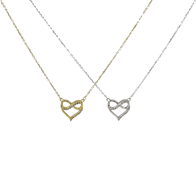Collana cuore e infinito