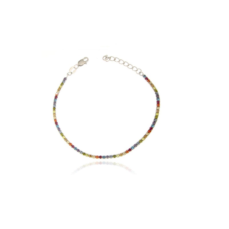 Bracciale tennis rainbow