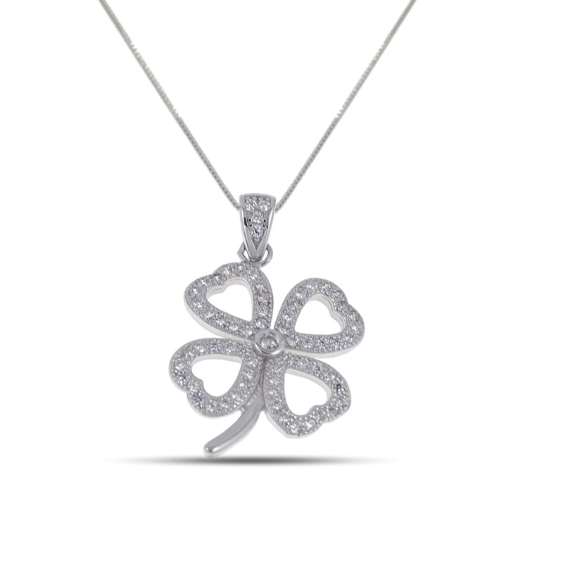 Collana quadrifoglio