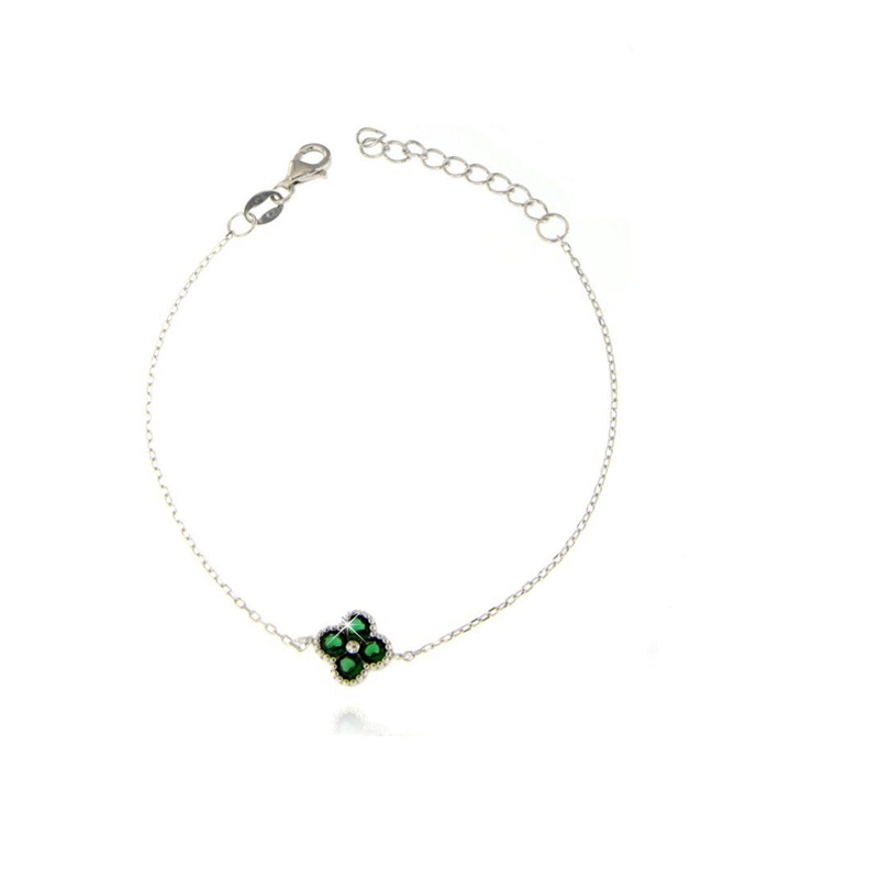 Bracciale quadrifoglio