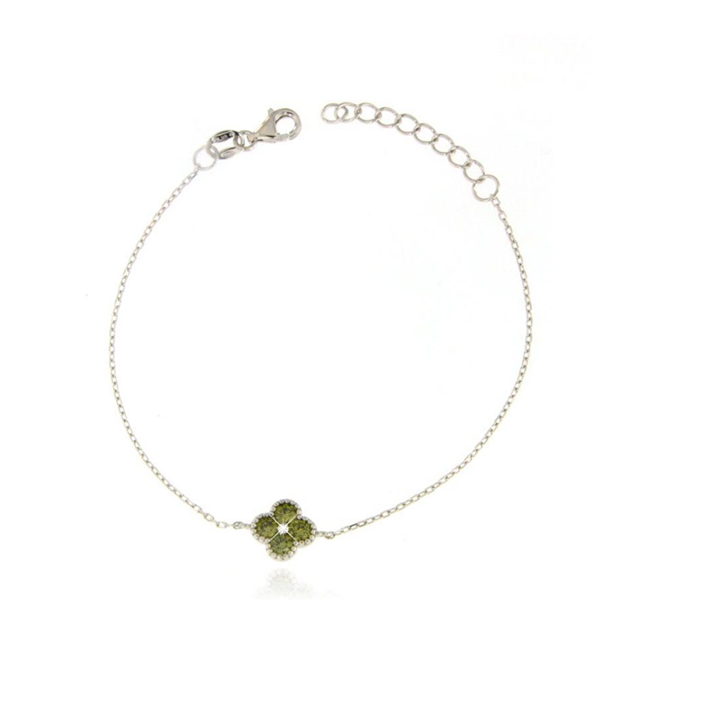 Bracciale quadrifoglio