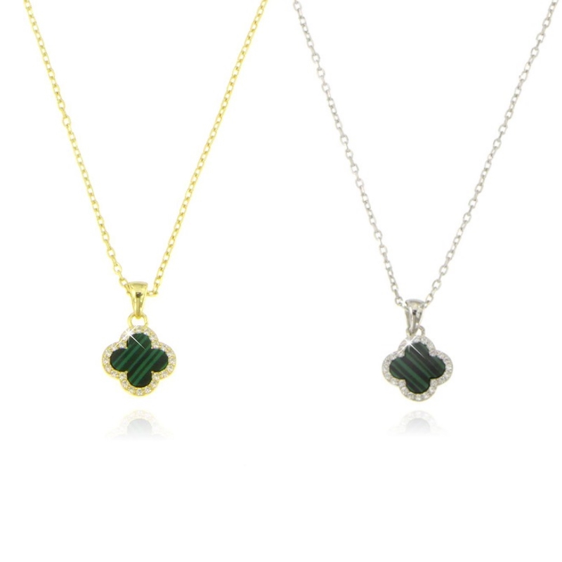 Collana quadrifoglio