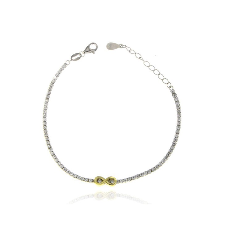 Bracciale tennis infinito