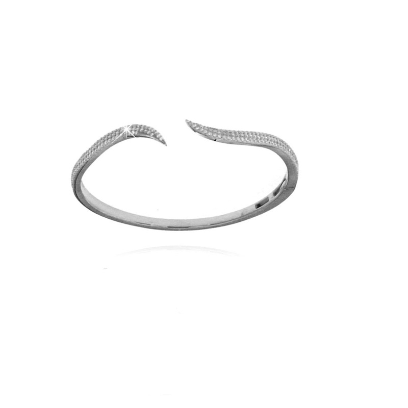 Bracciale semirigido zirconato