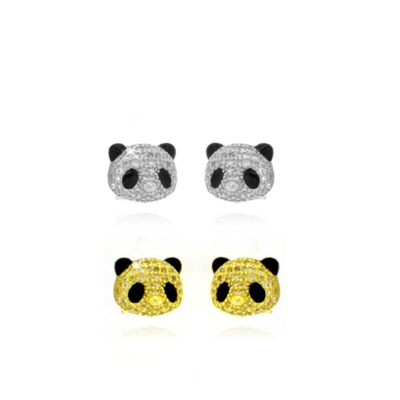 Orecchini panda