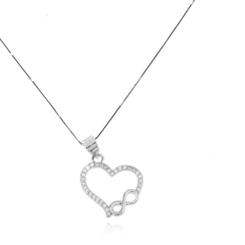 Collana cuore e infinito
