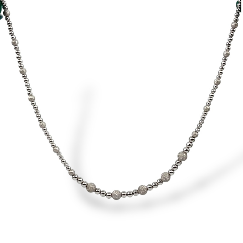 Collana Sfere lucide e satinate