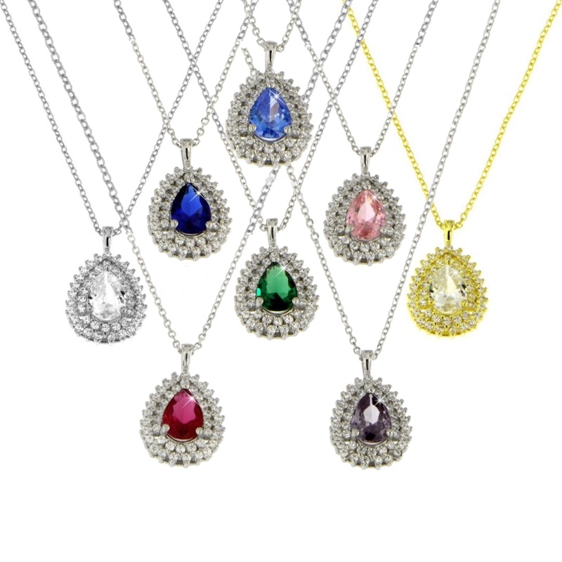 Collana pendente goccia