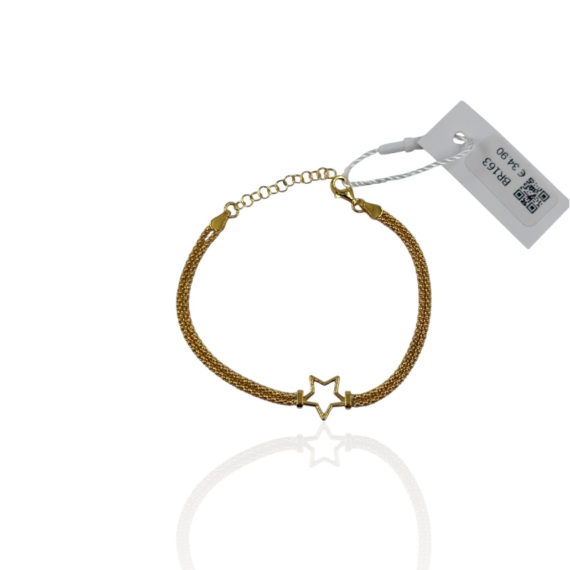 Bracciale doppio filo e stella
