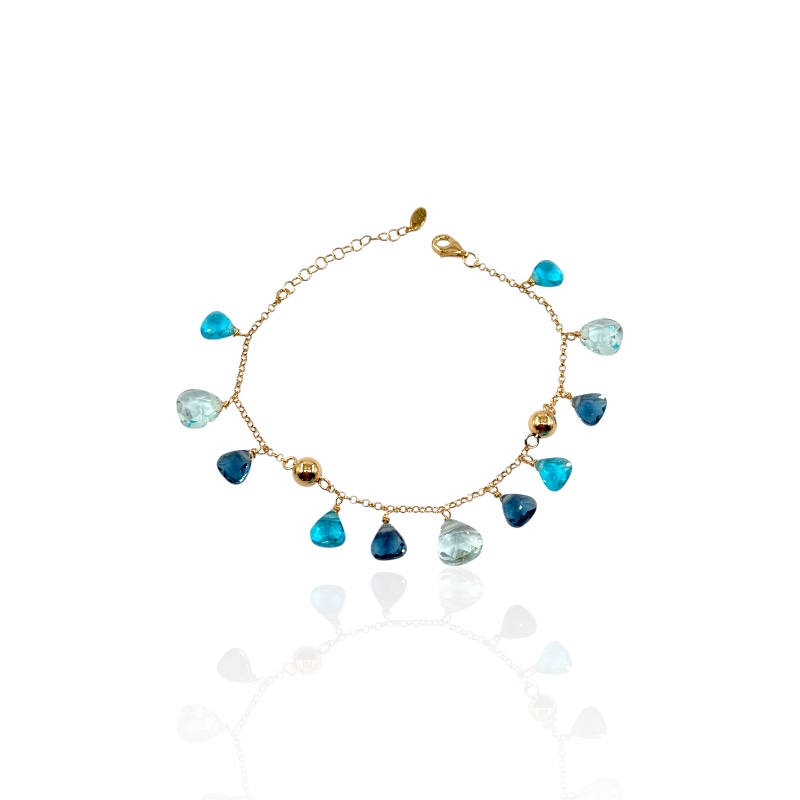 Bracciale con pietre pendenti