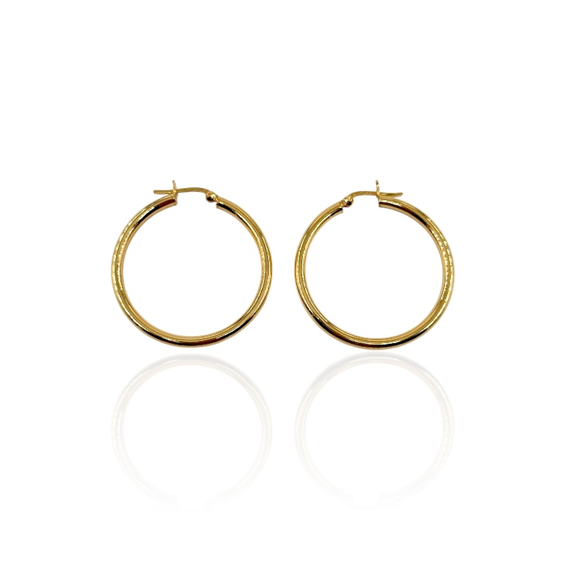Orecchini cerchietto gold