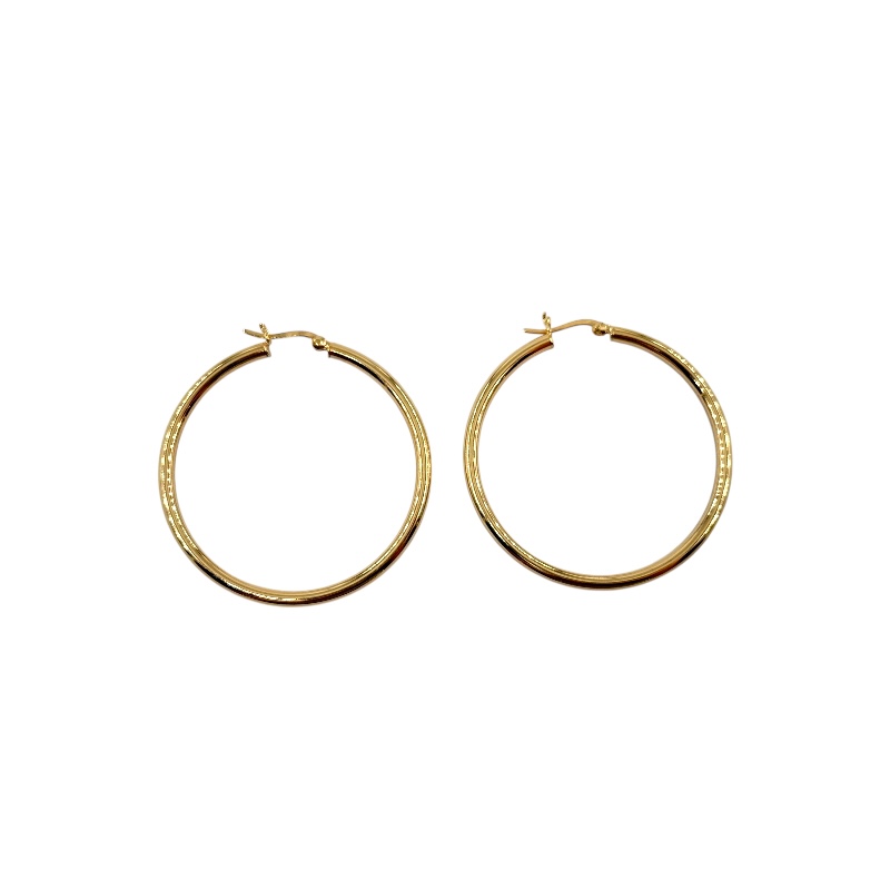 Orecchini cerchietto gold