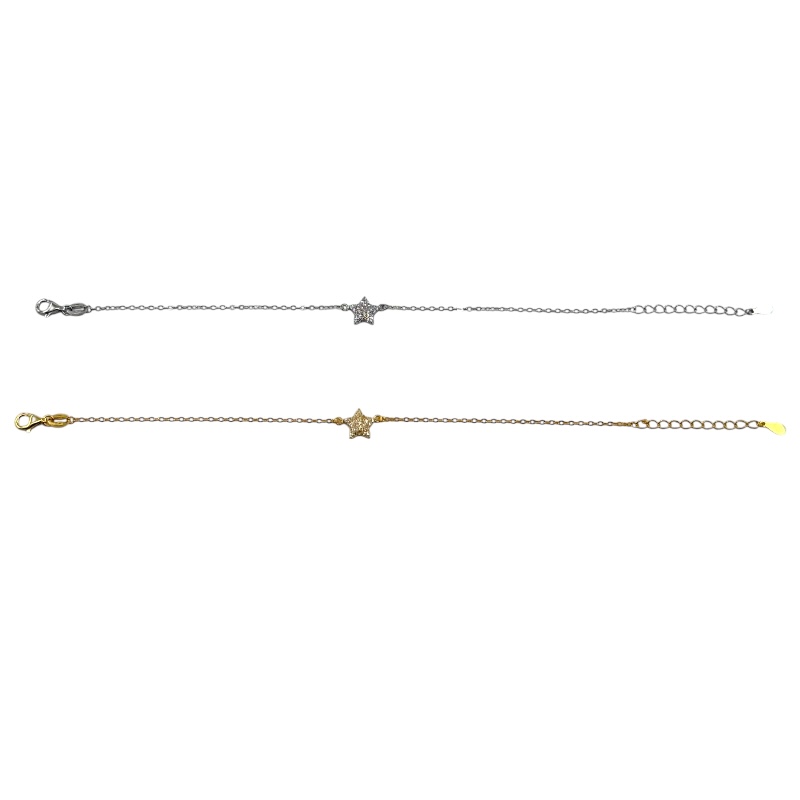 Bracciale stella zirconata