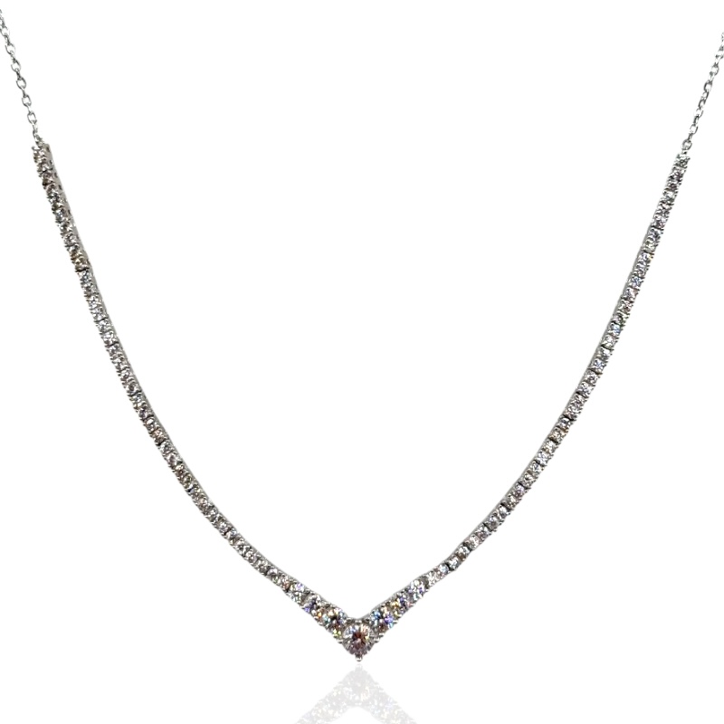 Collana zirconi degradè