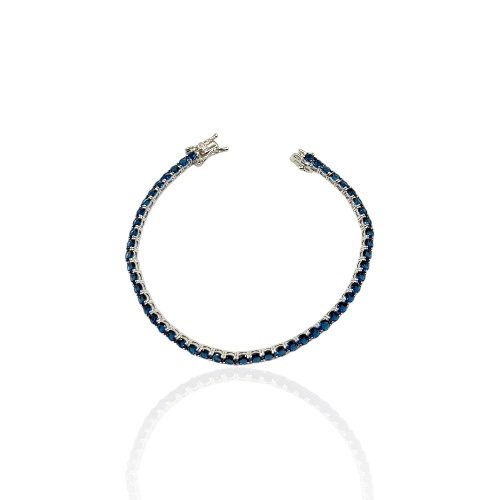 Tennis zirconi blu 3 mm