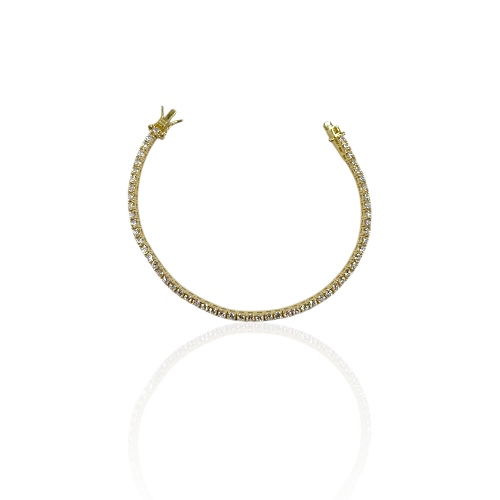 Braccial tennis gold