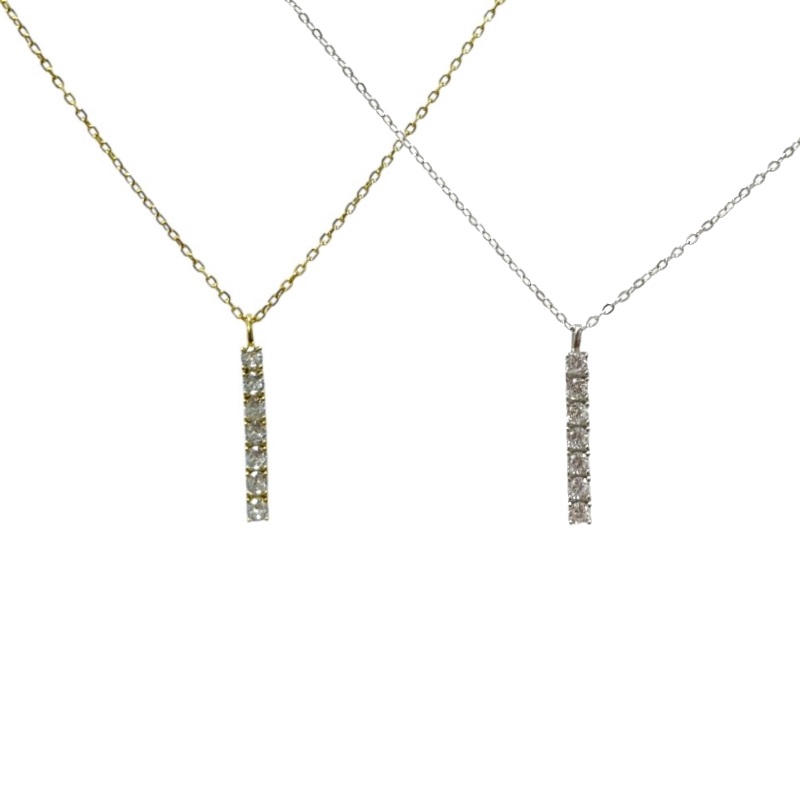 Collana pendente tennis