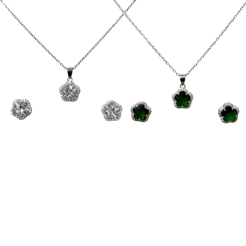 Completo fiore zirconato