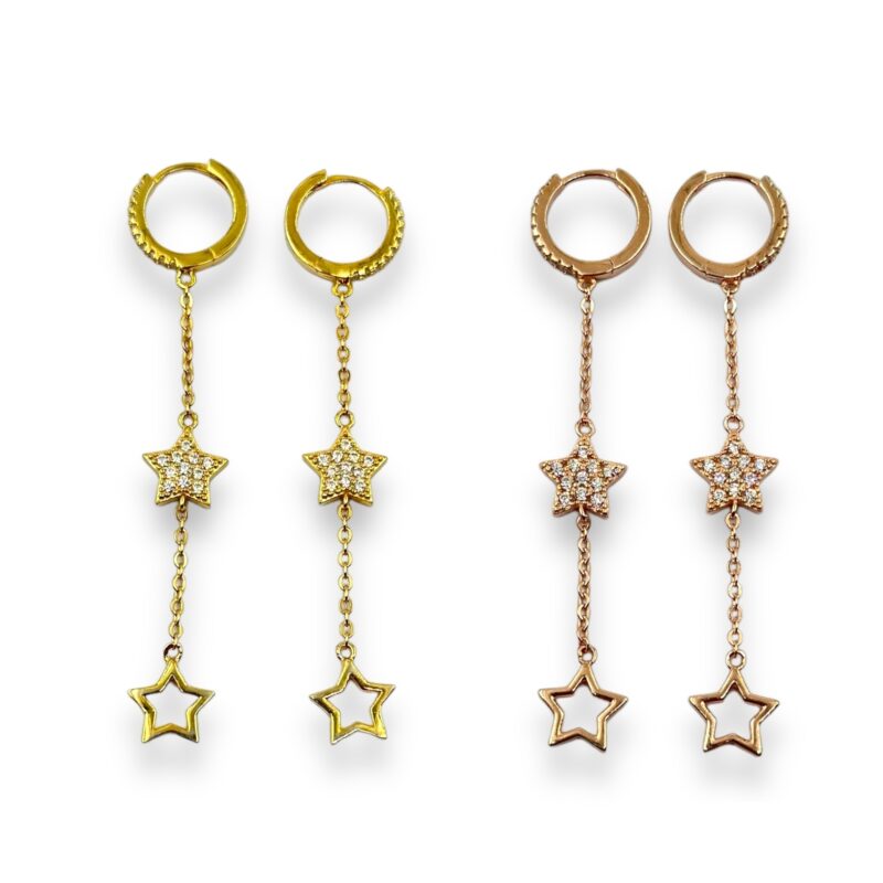 Orecchini stelle pendenti