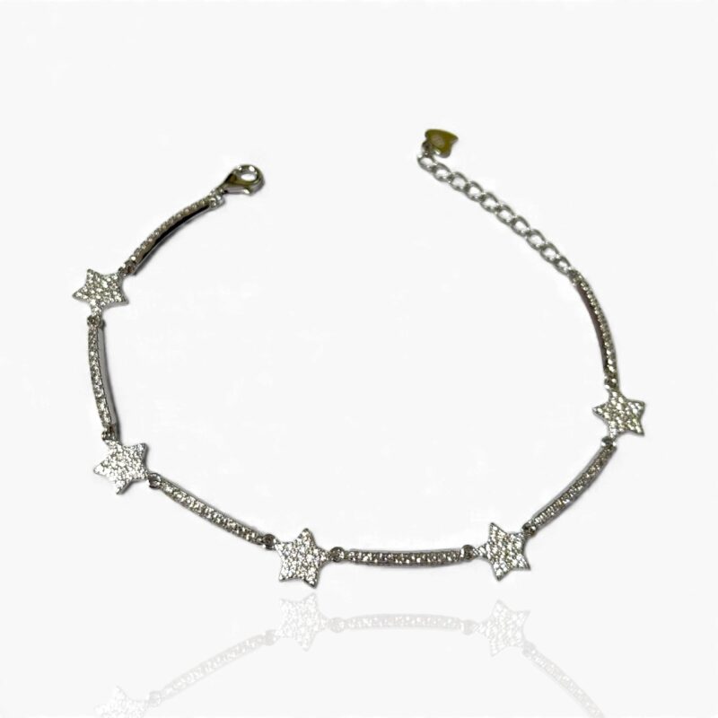 Bracciale stelline zirconate