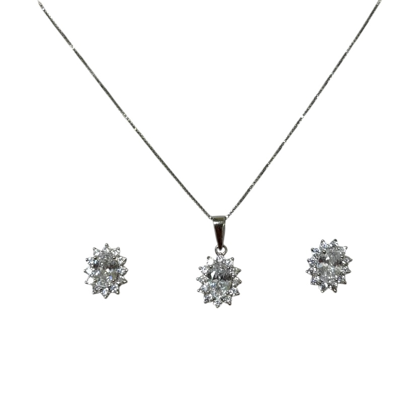 Completo zirconi ovali