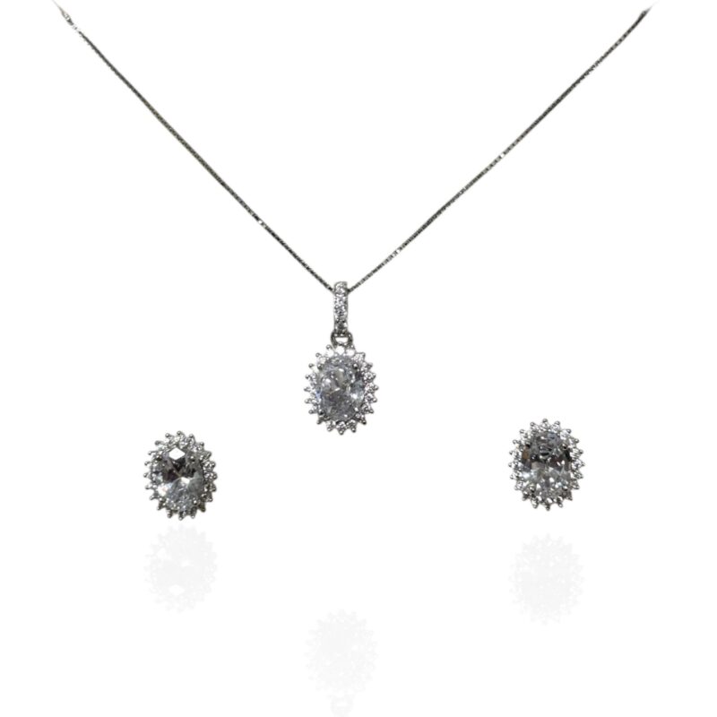 Completo zircone ovale