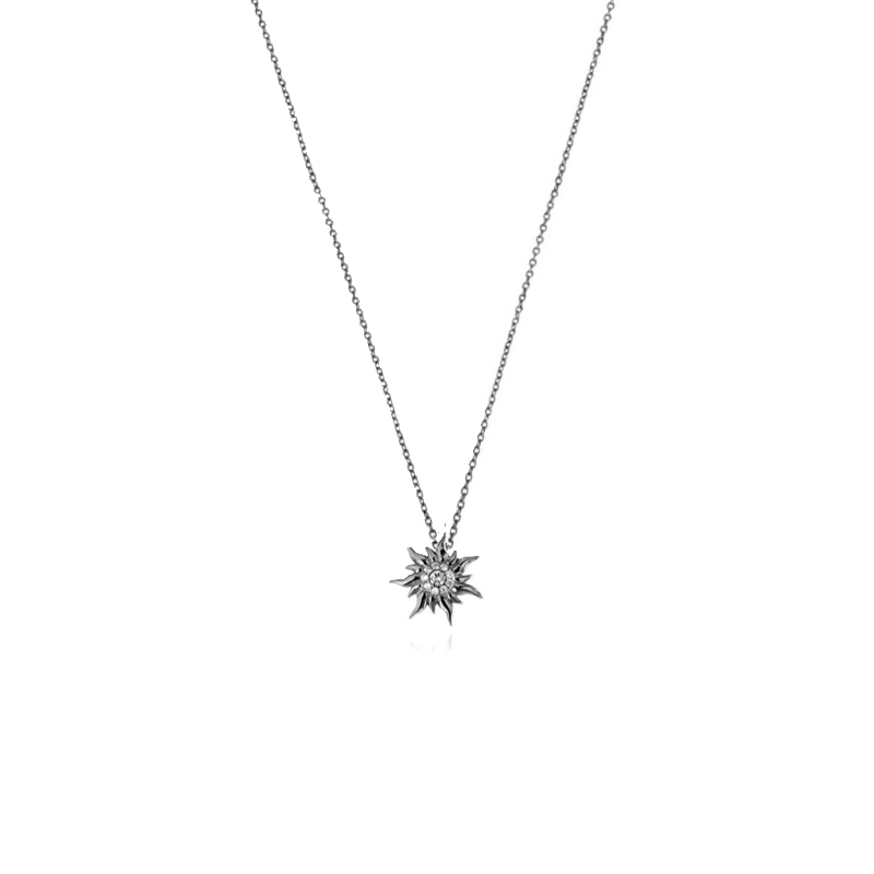 Collana Sole con zirconi