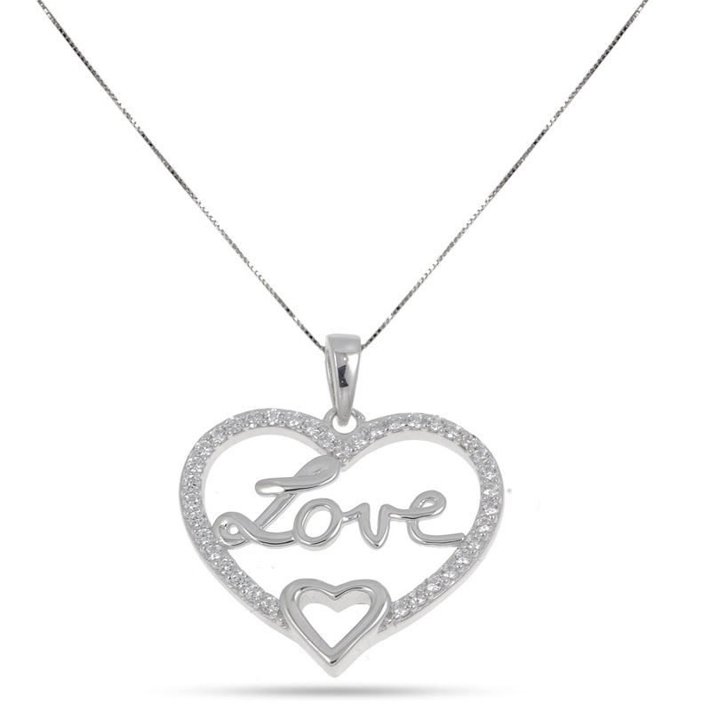 Collana cuore Love