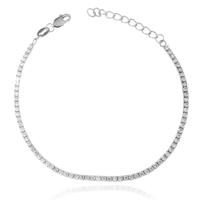 Bracciale Tennis in moissanite regolabile
