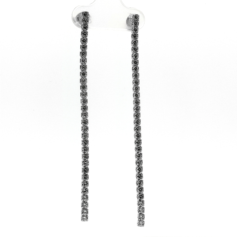 Orecchini tennis 2 mm 4 cm