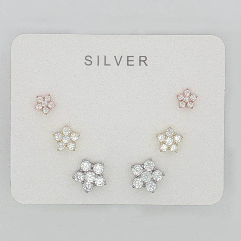 Set orecchini stelline